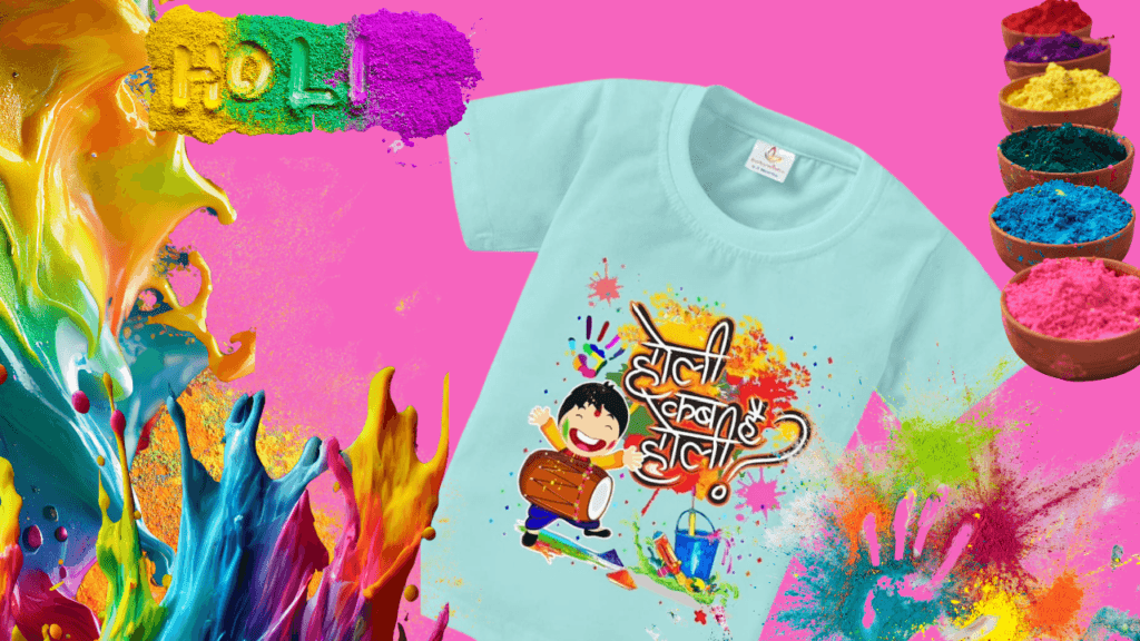 Holi T-shirt for Baby Boy