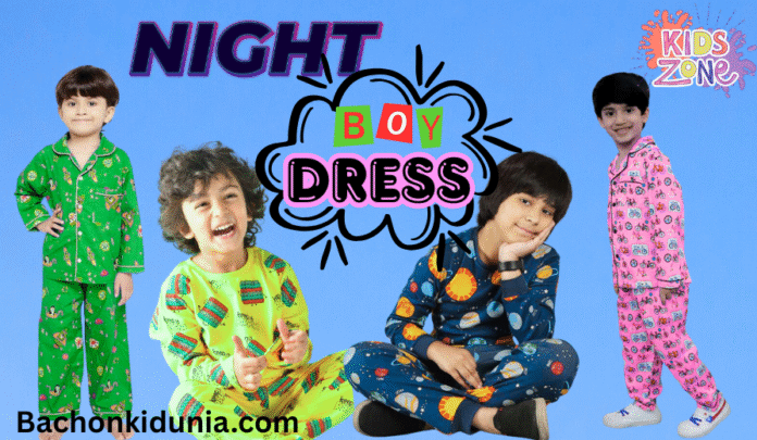Night Dress for Kids Boys